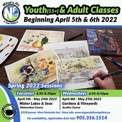 Spring Youth & Adult Art Classes